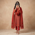Jeypore Premium Stitched Cotton Suit With Chiffon Dupatta CEN-201