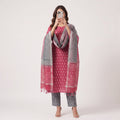 Jeypore Premium Stitched Linen Suit With Linen Dupatta L-201