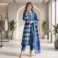 Jeypore Premium Stitched Linen Suit With Linen Dupatta L-301